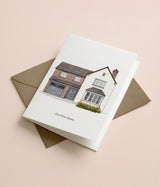 Custom Watercolour House Card