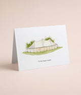 Custom Watercolour Wedding Venue Card
