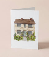 Custom Watercolour House Card
