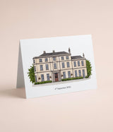 Custom Watercolour Wedding Venue Card