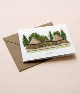 Custom Watercolour Wedding Venue Card