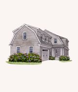 Custom Watercolour House Illustration
