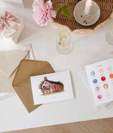 Custom Watercolour Wedding Venue Card