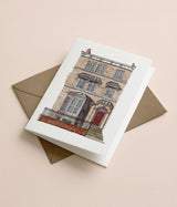 Custom Watercolour House Card