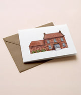 Custom Watercolour House Card