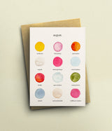 The Colours of August Card