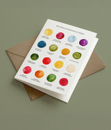 The Colours of Christmas in London Card