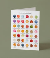 The Colours of Christmas in Scotland Card