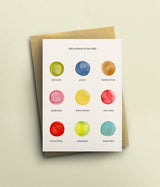 Custom Colours Of Dad Print