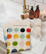 The Colours of Cornwall Cotton Tea Towel