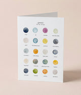 The Colours of Gemini Card