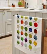 The Colours of Hiking in The Lakes Cotton Tea Towel