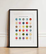 The Colours of The Isle of Wight Print