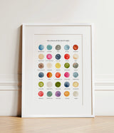 The Colours of The Isle of Wight Print