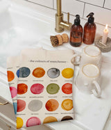 The Colours of Manchester Cotton Tea Towel