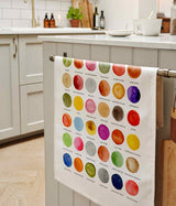 The Colours of Manchester Cotton Tea Towel