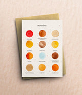 The Colours of November Card