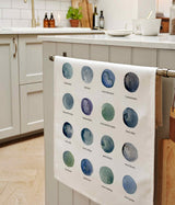 The Colours of Paddleboarding in The Lakes Cotton Tea Towel