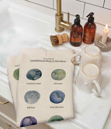 The Colours of Paddleboarding in The Lakes Cotton Tea Towel