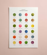 The Colours of Running in London Print