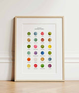 The Colours of Running in London Print