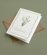 Snowdrops Christmas Card