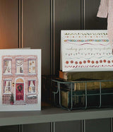 Watercolour Christmas Townhouse Card