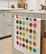 The Colours of Wales Cotton Tea Towel