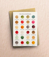 The Colours of Edinburgh Card