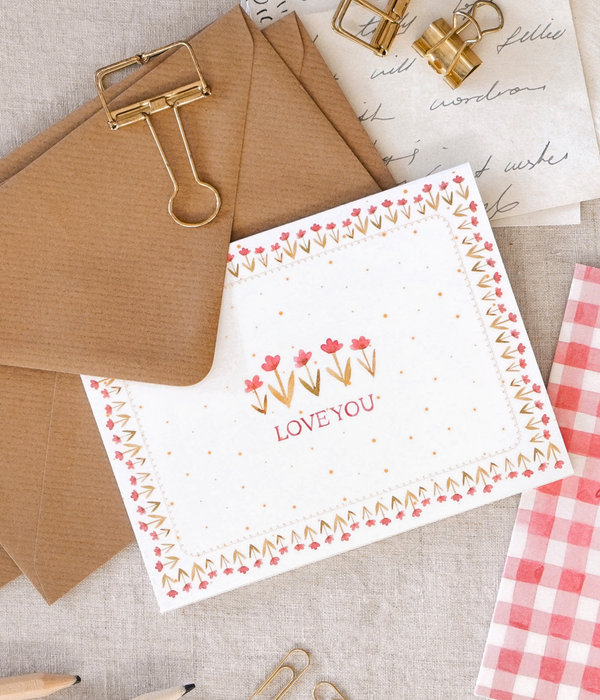 Floral Love You Card