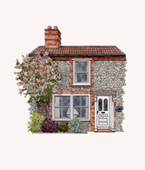 Custom Watercolour House Illustration