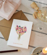 "To My Lovely Mum" Bouquet Mother's Day Card