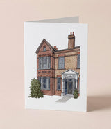 Custom Watercolour House Card