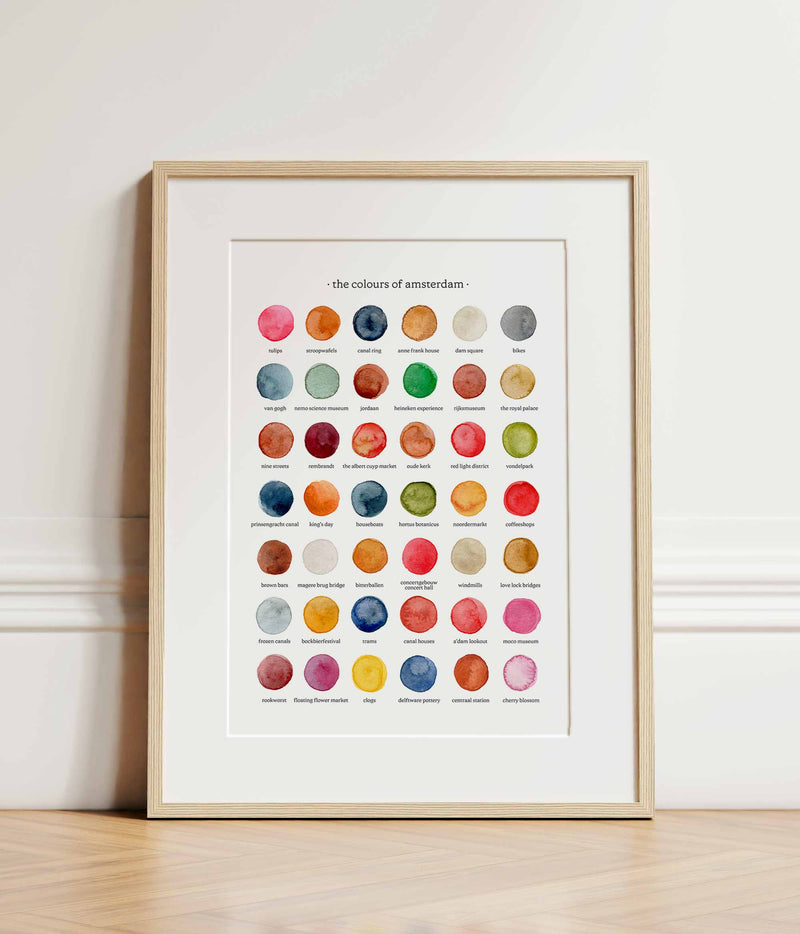 The Colours of Amsterdam Print
