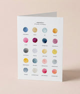 The Colours of Aquarius Card