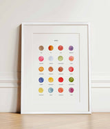 The Colours of Aries Print