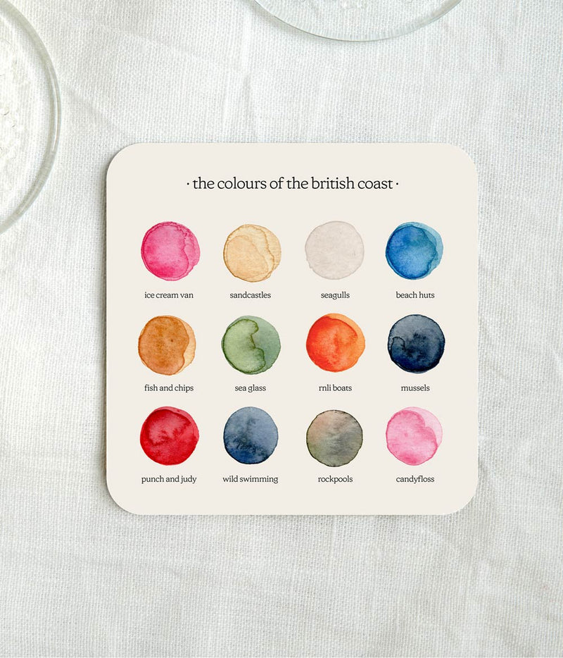 The Colours of Scotland Coaster – bytillyillustration