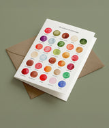 The Colours of Christmas Card