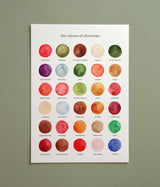 The Colours of Christmas Print