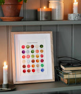 The Colours of Christmas Print