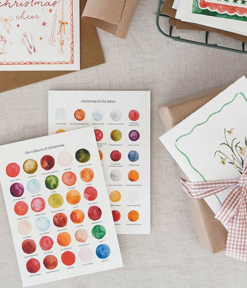 The Colours of Christmas in the Lakes Card