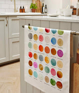The Colours of Devon Cotton Tea Towel