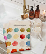 The Colours of Devon Cotton Tea Towel