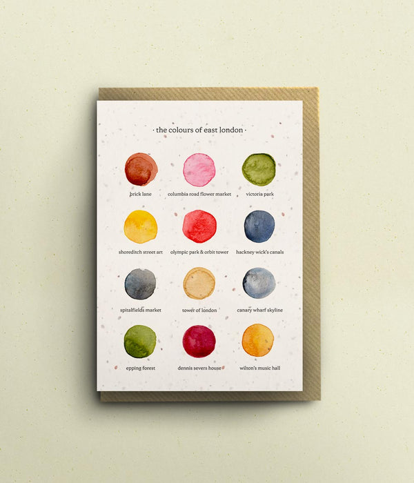The Colours of East London Card