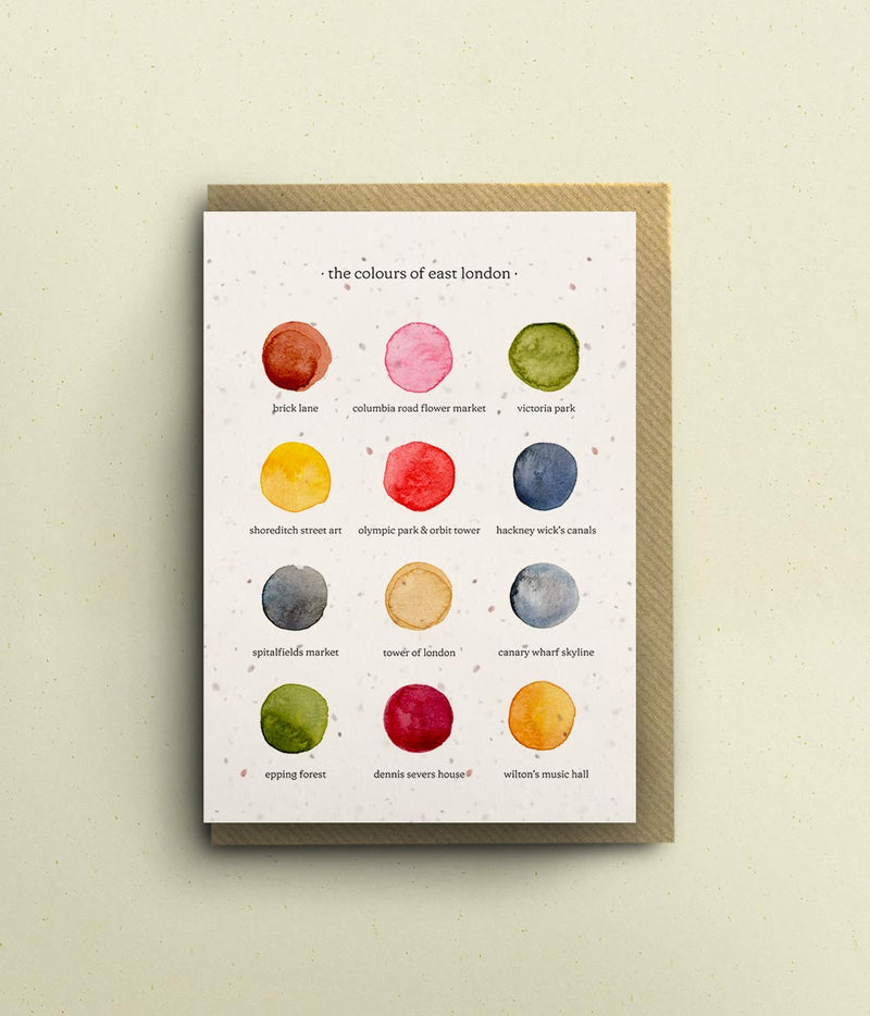 The Colours of East London Card
