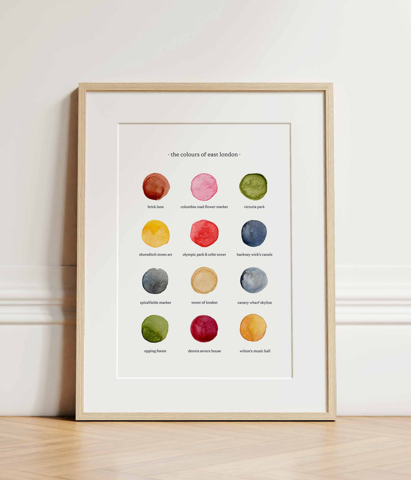 The Colours of East London Print