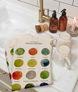 The Colours of Hiking in The Lakes Cotton Tea Towel