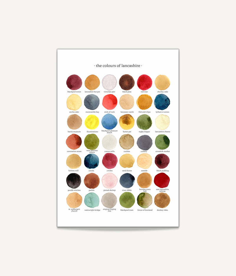 The Colours of Lancashire (Deluxe) Print