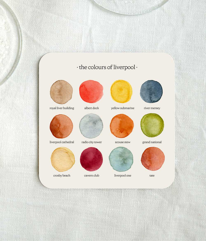 The Colours of Liverpool Coaster