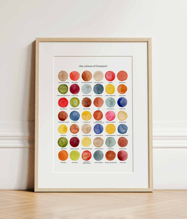 The Colours of Liverpool Print